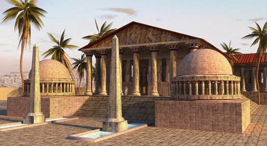 Caesareum Temple in Ancient Alexandria