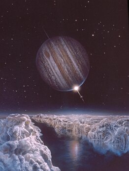 Europa's Ice Crust Fractures