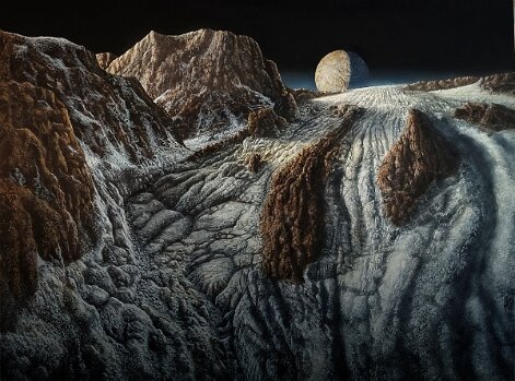 Glacier on Pluto